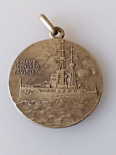 MEDAGLIA MILITARE REGIA NAVE LEONARDO DA VINCI ARGENTO WW1