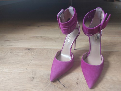 Aquazzura purple suede - aquazzura,