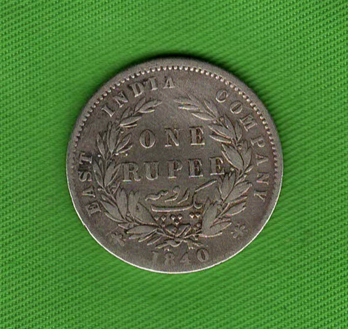 Moneta una rupia argento - una,