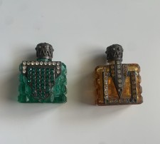 Boccette portaprofumo antiche (arte deco) di produzione ceca.