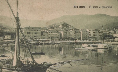 Cartolina san remo imperia - cartolina,