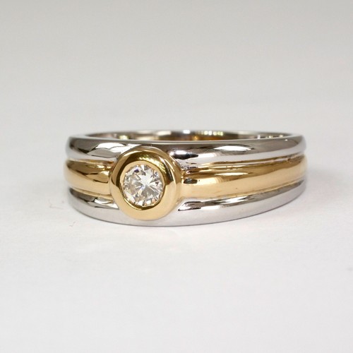 Anello solitario 585 oro - solitario, in