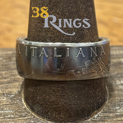 Anello moneta argento - anello,