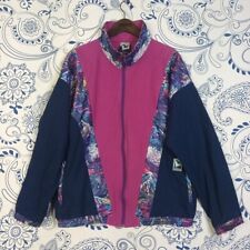 SALEWA ALCANTARA TRACKTOP GIACCA TUTA CRAZY PATTERN GABBER XL madeIN ENGLAND 90s