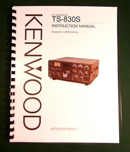 Kenwood 830s manuale di - ts-830s,