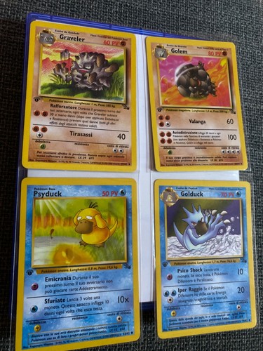 Carte pokemon set fossil pz - carte,