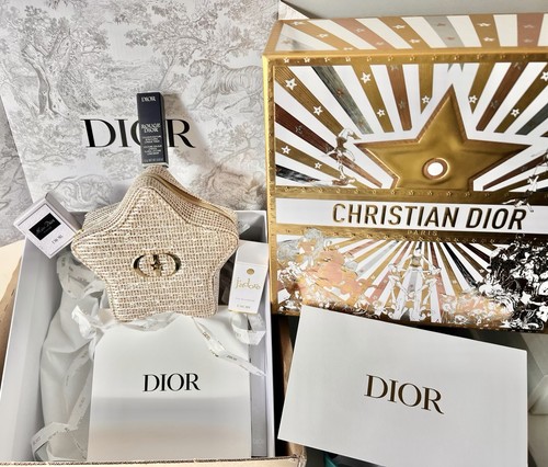 Dior beauty gold star pouch - star,