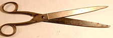 ANTICHE FORBICI DA SARTO -PROFESSIONALI PER TESSUTI-VINTAGE-D'EPOCA-USATE