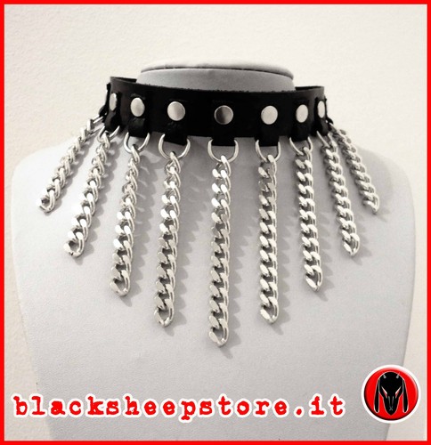Collarino donna cuoio pelle - cuoio,