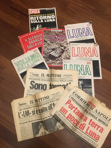 Giornali allunaggio - giornali,