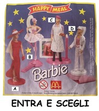 MATTEL BARBIE MCDONALD'S MC DONALD'S HAPPY MEAL 1999 SORPRESE