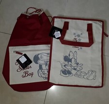 DISNEY SACCA A ZAINO + BORSA SCARPE MINNIE