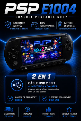Psp e1004 sony 128 - e1004, –