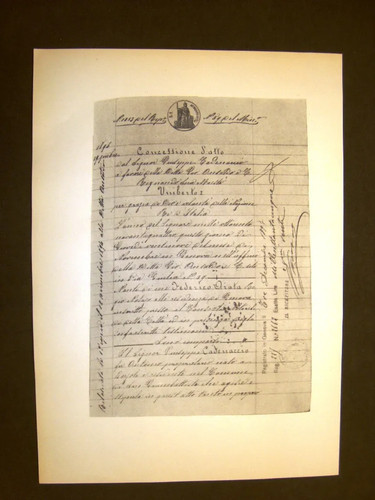 Genova 1894 atto del passaggio - genova,