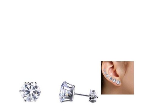 Orecchini strass punto luce - strass,