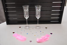 2 bicchieri da champagne marca Perrier Jouët