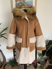 Cappotto shearling ecopelle