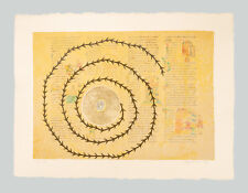 Mimmo PALADINO - "De universo, 1" (Rabanus Maurus) - Tecnica mista, 90 x 120 cm