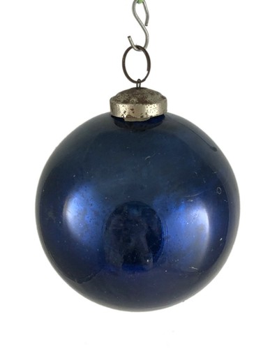 Blu rotondo forma vetro - blu,