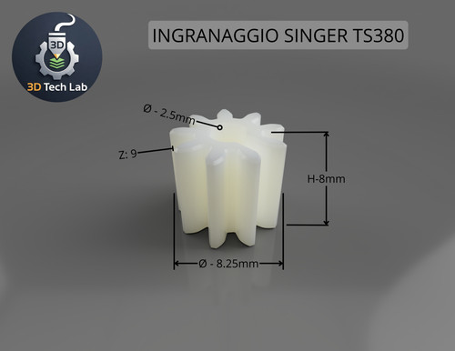 Ingranaggio singer tiny serger - singer,