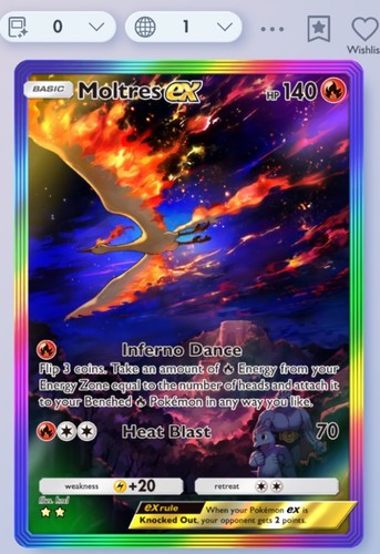 Pokemon tcg pocket moltres - pokemon,