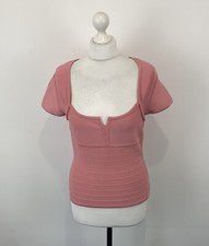 Top Herve Leger Paris rosa