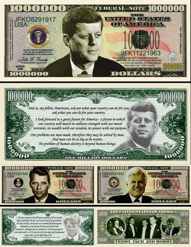 Kennedy banconote million - kennedy,