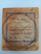 Corda musicale per chitarra elettrica  SOL  Product. of KARY vintage