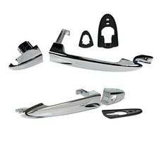 LANCIA YPSILON Y 03 >11 2003>2011 COPPIA MANIGLIE ESTERNE CROMATE SX + DX