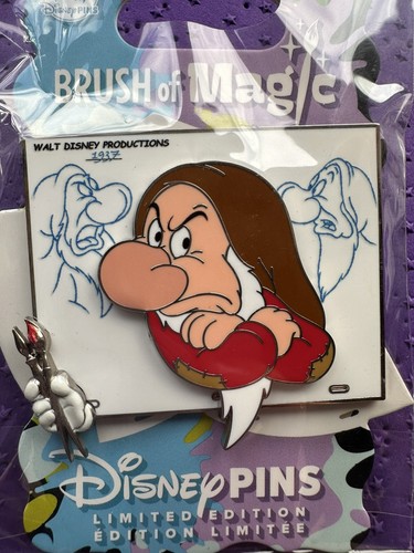 Grumpy snow white brush - white,