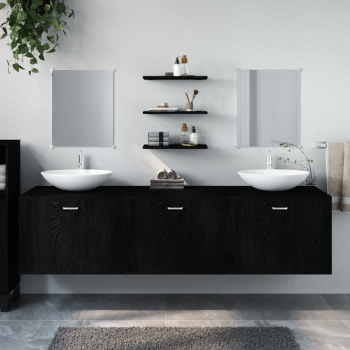 Set mobili bagno pz nero - da, 6