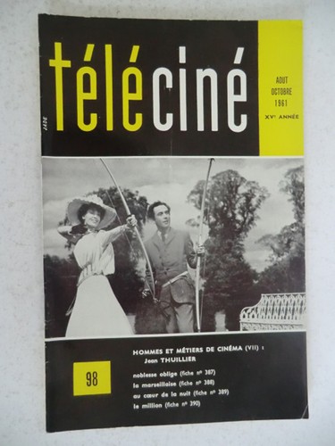 Téléciné 1961 - téléciné, n°98-