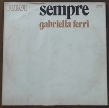 GABRIELLA FERRI – Sempre - LP VINILE Cover Poster 1973  Vg+ Cover  Vg Condition