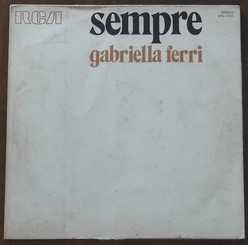 Gabriella ferri sempre - sempre,