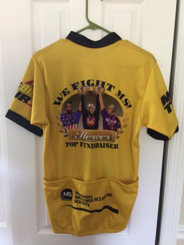 Maglia bici gialla large - bici, tg