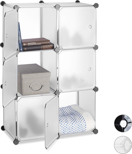 Scaffale componibile con cubi - scaffale,