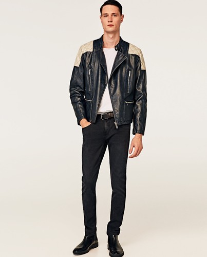 Giacca motociclista zara - da,
