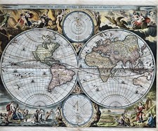 Mappa Mondo 1675 Daniel