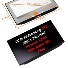 Display LED 17,3" opaco