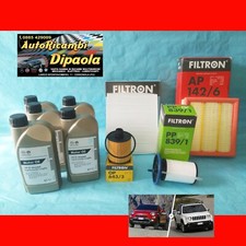 KIT TAGLIANDO FIAT 500X JEEP RENEGADE 1.6 2.0 CRD MULTIJET 5L OLIO + 4 FILTRI