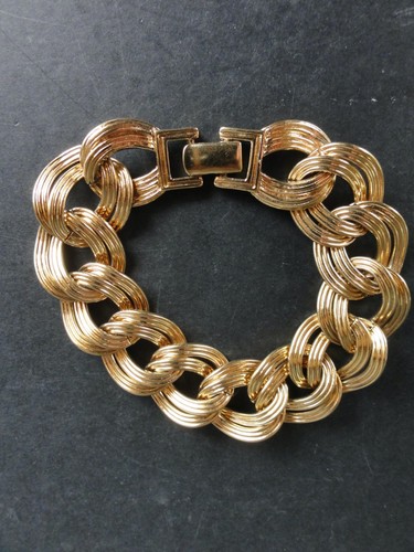 Monet bracelet vintage - vintage, doré
