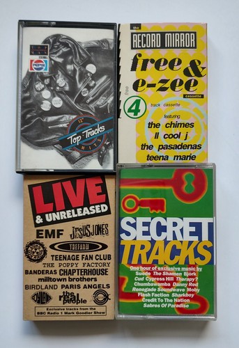 Four compilation cassettes - four,