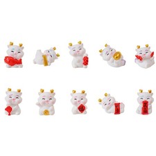  10 Pcs Figurine Di Draghi Dei