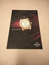 ROLEX CELLINI MODELLO CESTELLO  ORO ROSA  18 ct  WATCH OROLOGIO AD PUBBLICITA