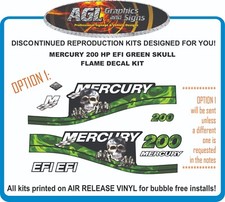 MERCURY 200 hp EFI  Green