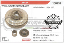 100757 PIGNONE CAMPANA FRIZIONE MOTOSEGA EFCO 156 162 3/8" 7 DENTI