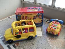 FISCHER PRICE - GIOCATTOLI BAMBINO - PLAY FAMILY - TELEFONO TRAINABILE -VINTAGE