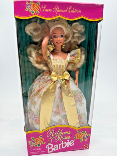 Barbie 1994 ribbons roses - ribbons, &