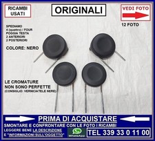 POGGIATESTA POGGIA TESTA kit di 4 ANTERIORE POSTERIORE neri FIAT 500 mod 312