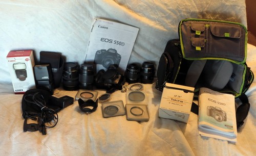 Canon 550d seminuova completa - canon,